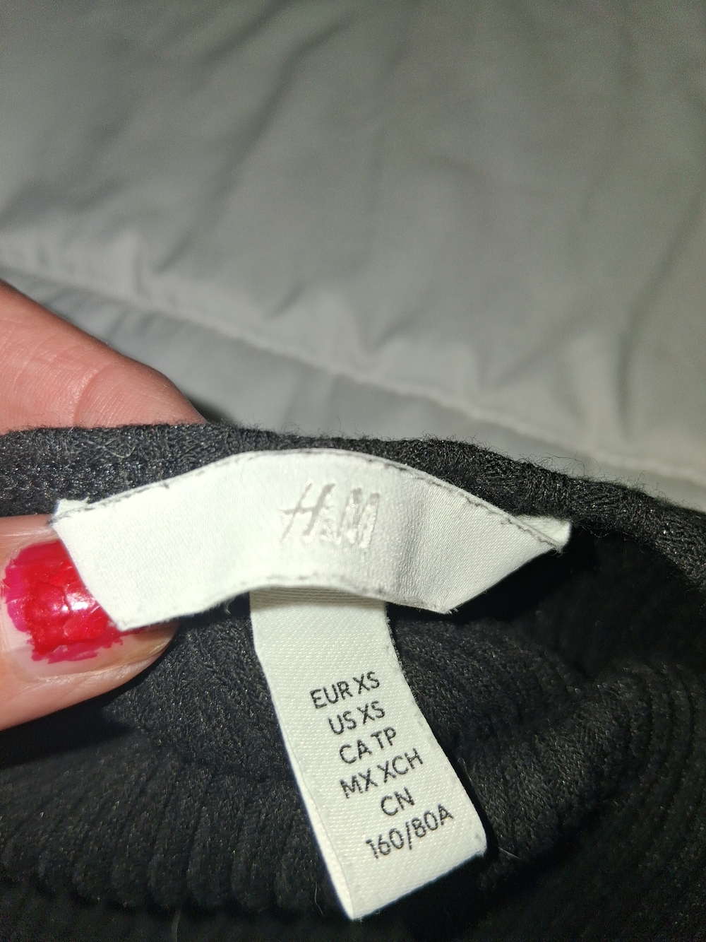 H&M Black Ribbed Maxi Dress - Picture 2 of 4